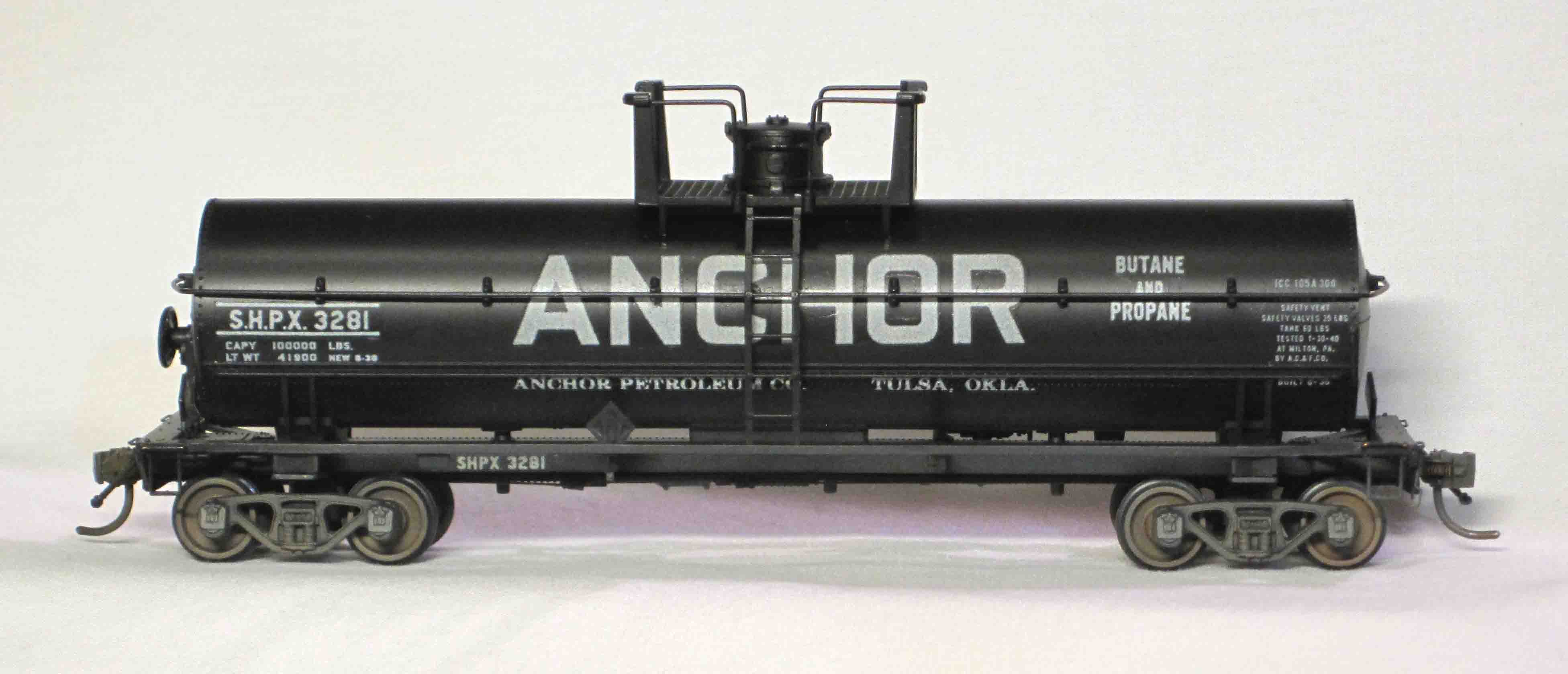 Anchor Chemical Tank Car #3281